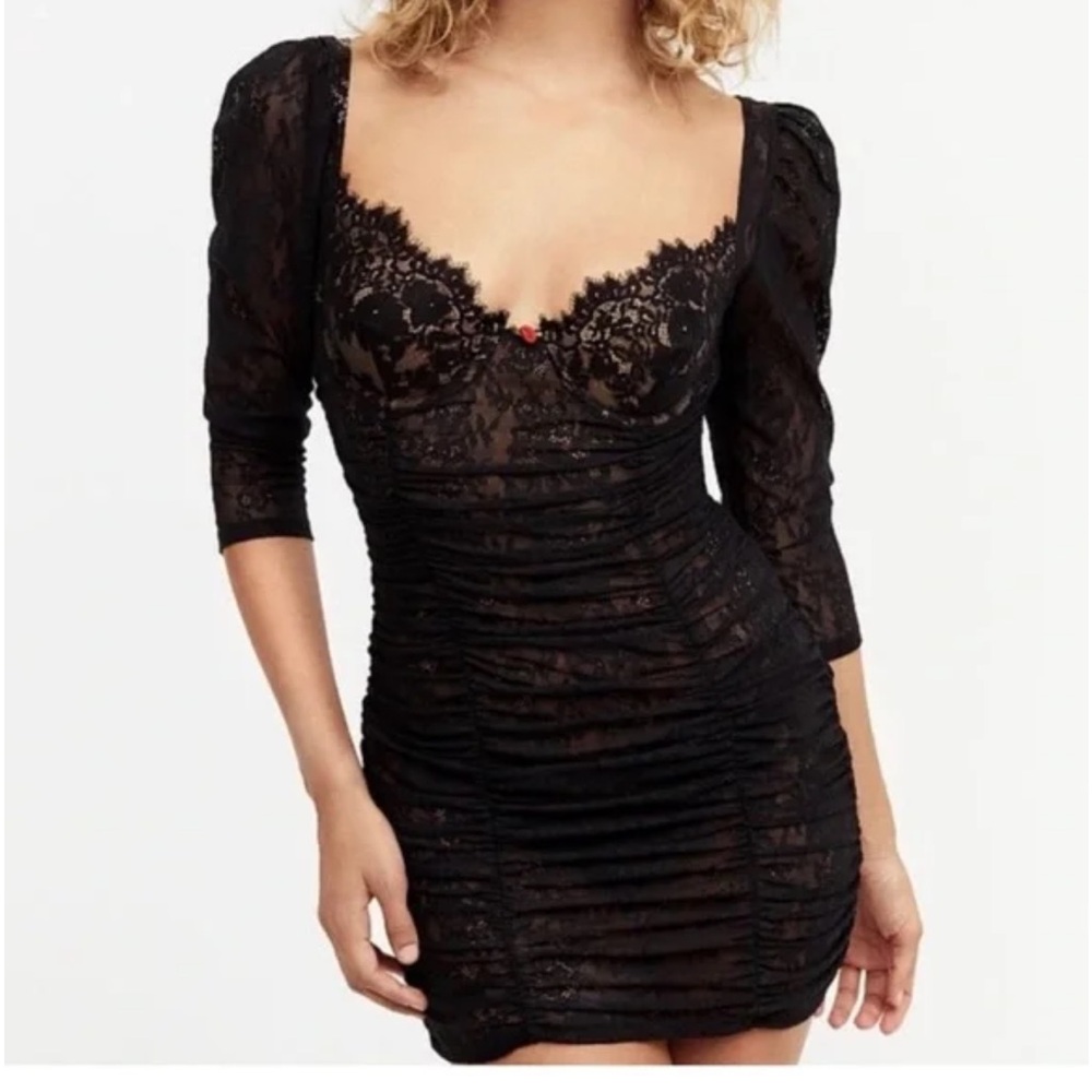 NWT For Love and Lemon Victoria's Secret |Harlow Dress Lace Dress, small